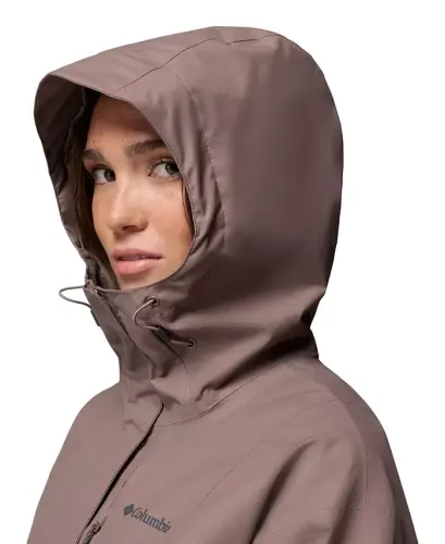 Women's Hikebound II kapüşonli suv o‘tkazmaydigan kurtka - Iron - 10