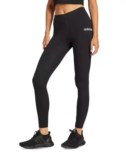 Women's Hip-Logo Full-Length Athletic Tights-Black/whit - 1