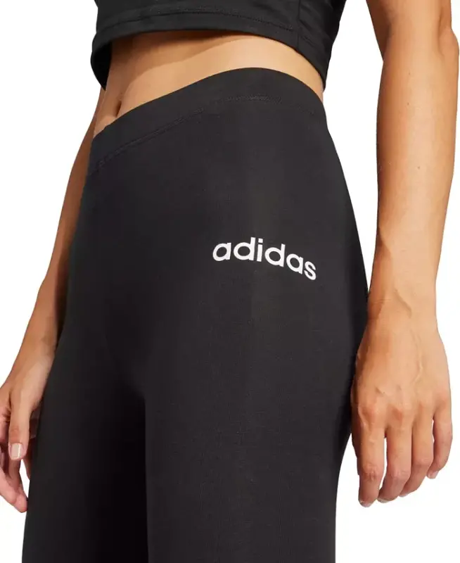 Women's Hip-Logo Full-Length Athletic Tights-Black/whit - 7