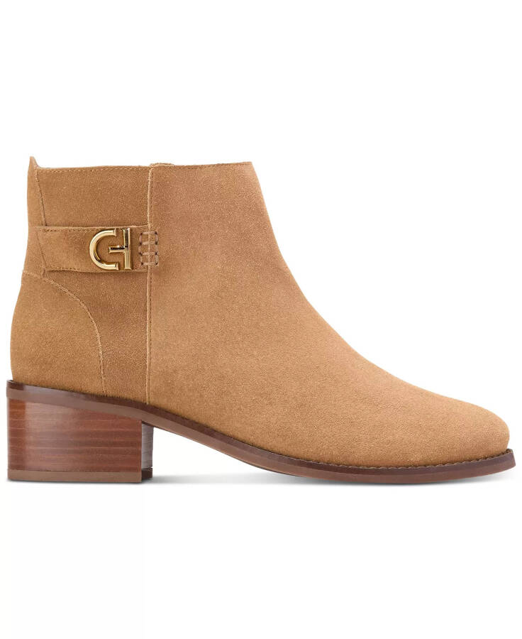 Women's Holis Logo Side-Buckle Booties Golden Toffee - 2