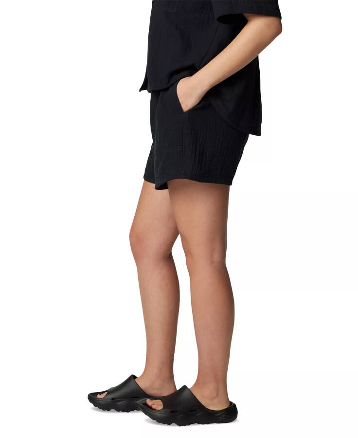 Women's Holly Hideaway Breezy Cotton Shorts Black - 3