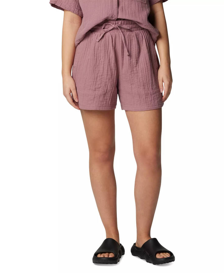 Women's Holly Hideaway Breezy Cotton Shorts Fig - 1