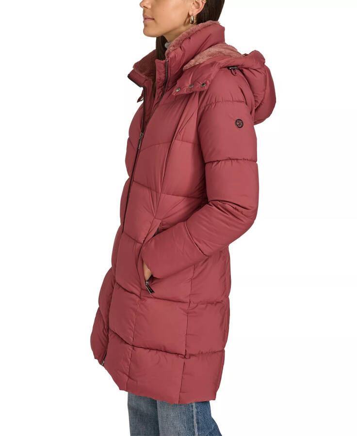 Women's Hooded Faux-Fur-Lined Midi Puffer Coat Sonoma - 3