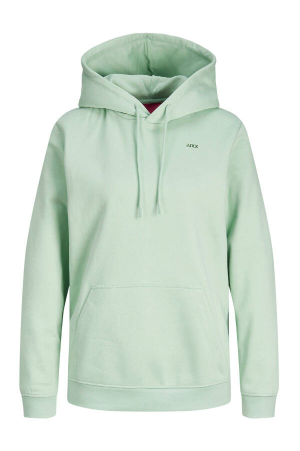 Women's Hooded Logo Print Sweatshirt - 8