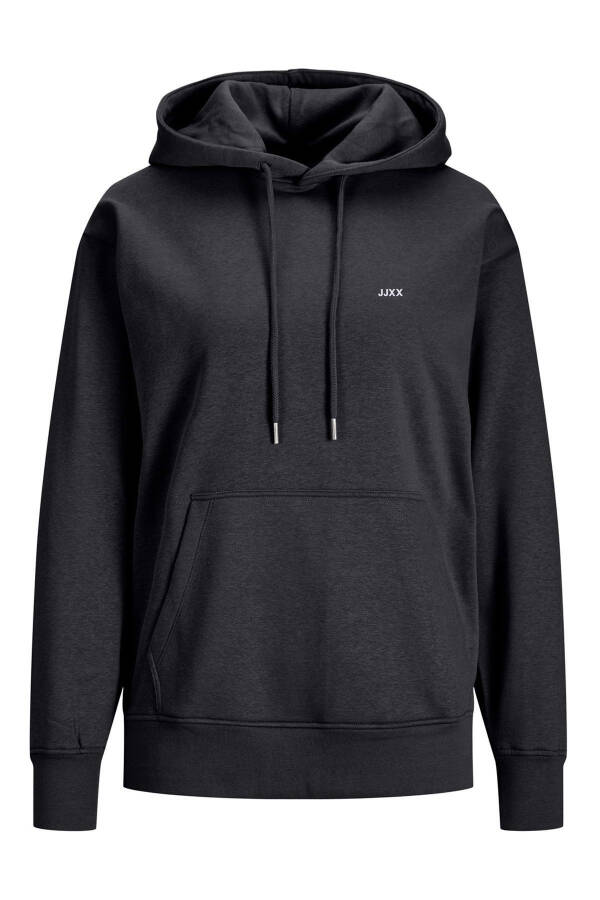 Women's Hooded Minimal Logo Print Sweatshirt - Abbie - 1