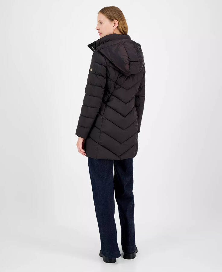 Women's Hooded Packable Down Puffer Coat, Created for Modazone Chocolate - 2