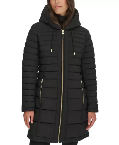 Women's Hooded Packable Puffer Coat - 6