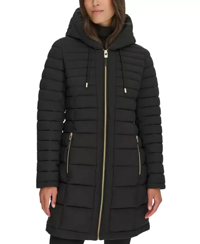 Women's Hooded Packable Puffer Coat - 6