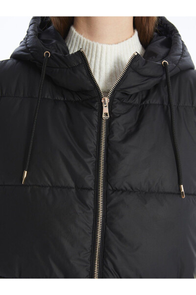 Women's Hooded Puffer Vest - 6