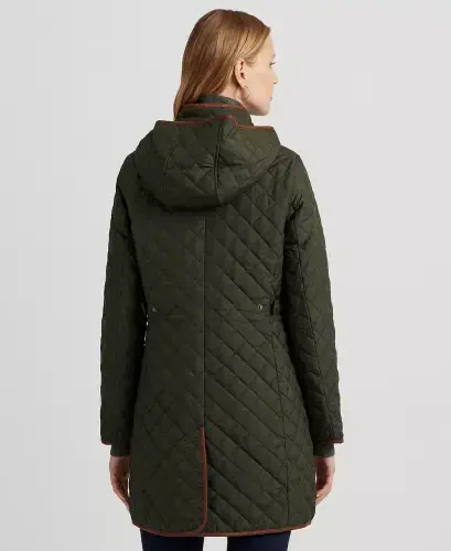 Women's Hooded Quilted Coat-Litchfield Loden - LAUREN RALPH LAUREN (1)