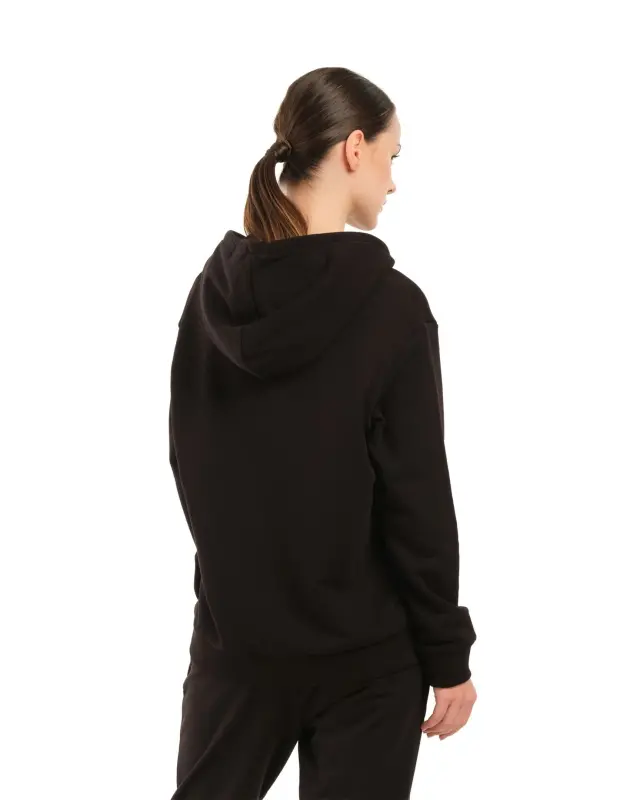Women's Hoodie - ЧЕРНЫЙ - 3