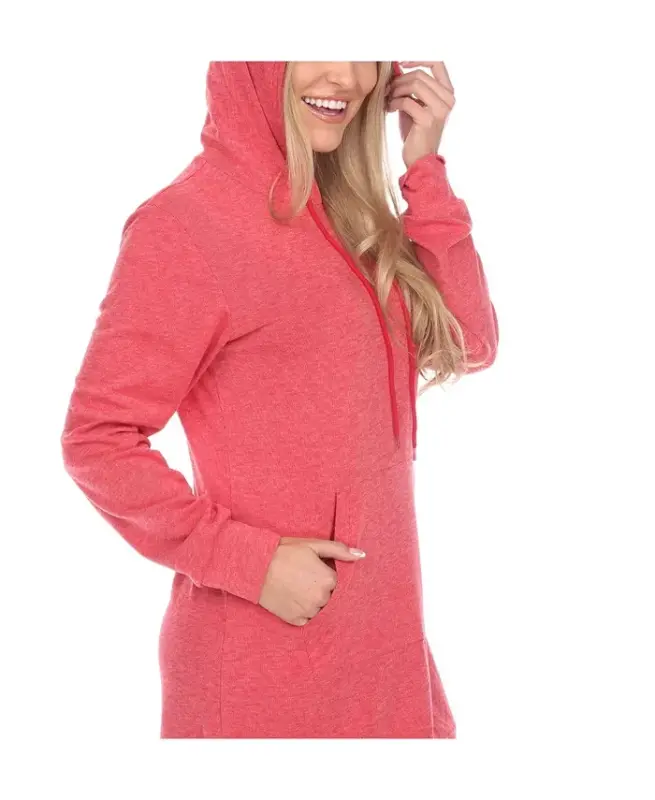 Women's Hoodie Sweatshirt Dress - 5