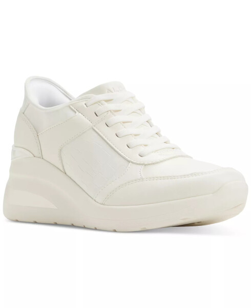 Women's Iconistep Lace-Up Wedge Jogger Sneakers-White - ALDO