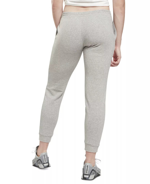 Women's Identity Drawstring French Terry Jogger Sweatpants Med Gray - 2