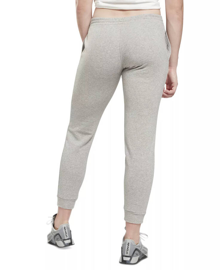 Women's Identity Drawstring French Terry Jogger Sweatpants Med Gray - 2