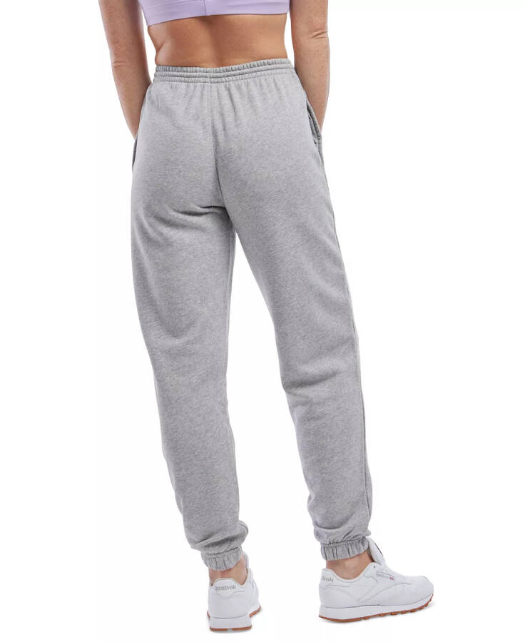 Women's Identity Drawstring French Terry Jogger Sweatpants Med Gray - 3