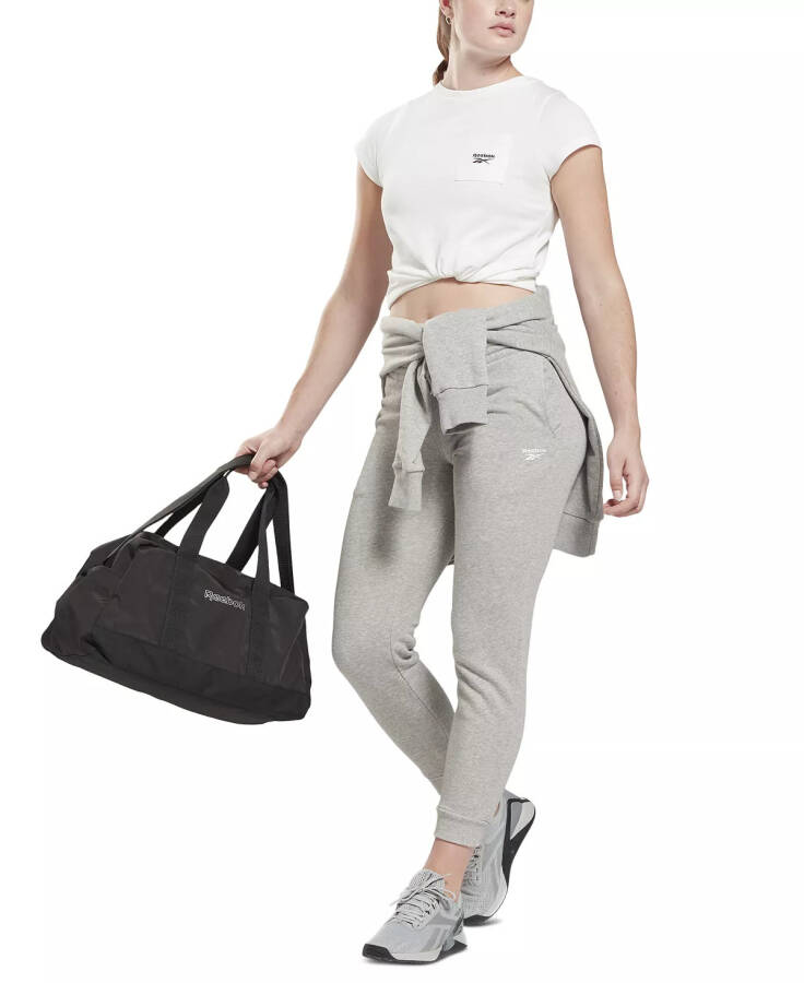 Women's Identity Drawstring French Terry Jogger Sweatpants Med Gray - 6