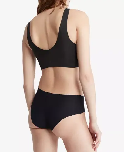 Women's Invisible Hipster 5-Pack Panty QD3557 - Lacy Black/Speakeasy/White - 4