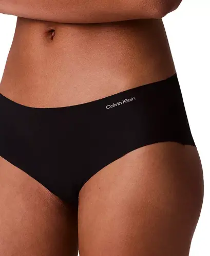 Women's Invisible Hipster 5-Pack Panty QD3557 - Lacy Black/Speakeasy/White - CALVIN KLEIN (1)