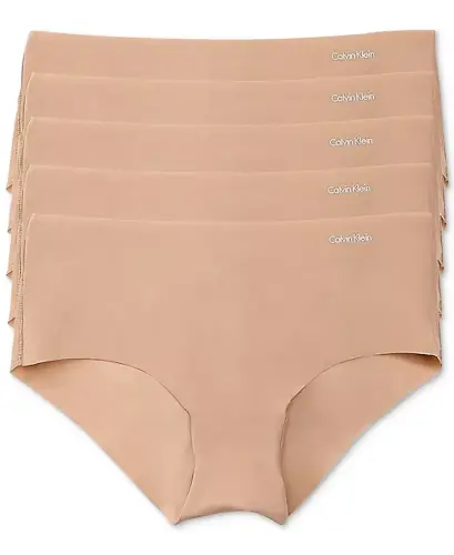 Women's Invisible Hipster 5-Pack Panty QD3557 - Light Caramel - 1