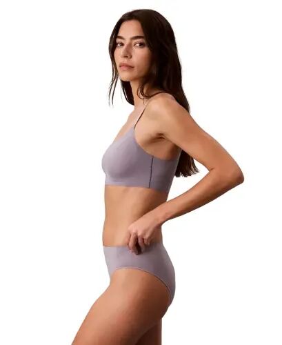 Women's Invisibles Comfort Lightly Lined Retro Bralette QF4783 - Quicksilver - 6