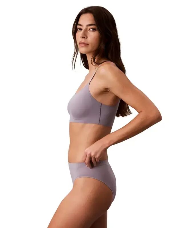 Women's Invisibles Comfort Lightly Lined Retro Bralette QF4783 - Quicksilver - 6
