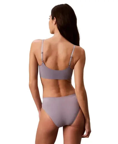 Women's Invisibles Comfort Lightly Lined Retro Bralette QF4783 - Quicksilver - 3