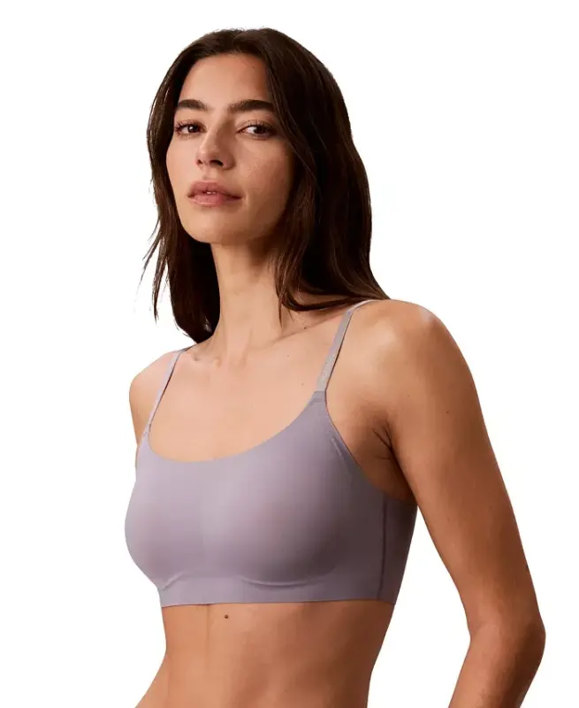 Women's Invisibles Comfort Lightly Lined Retro Bralette QF4783 - Quicksilver - 5