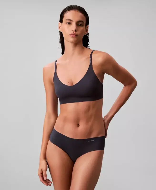 Women's Invisibles Comfort Lightly Lined Triangle Bralette QF5753 - Speakeasy - 3