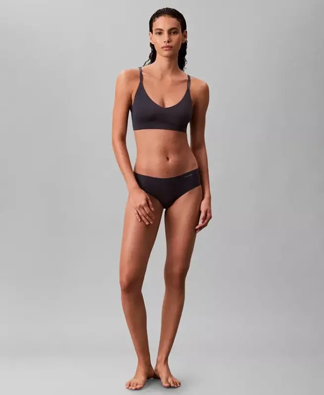 Women's Invisibles Comfort Lightly Lined Triangle Bralette QF5753 - Speakeasy - 4