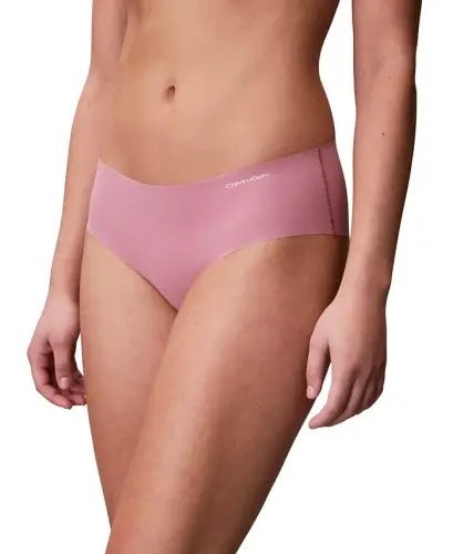 Women's Invisibles Hipster Underwear 3-Pack QD3559 - Black/ Cedar/ Soft Mauve - 6