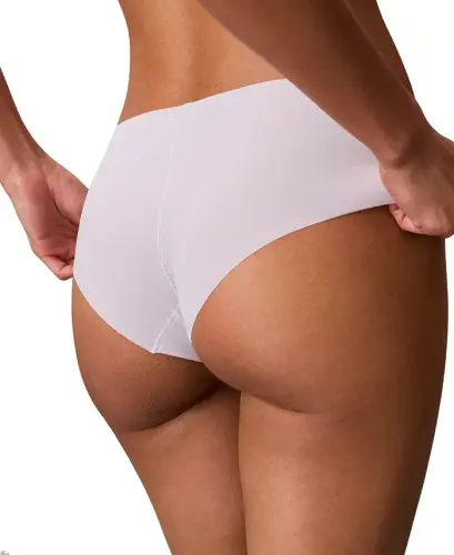 Women's Invisibles Hipster Underwear 3-Pack QD3559 - Black/botanical Brown /Frosty Lilac - 3