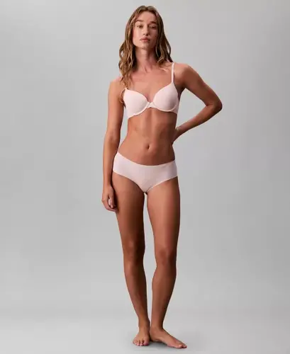 Women's Invisibles Hipster Underwear 3-Pack QD3559 - Red Stamp/ Nympths Thigh/ Black - 2