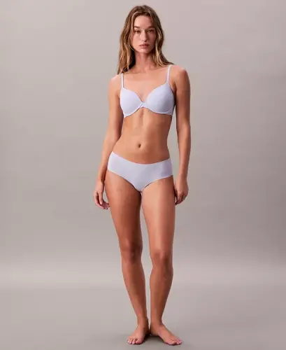 Women's Invisibles Microfiber Stretch Hipster Underwear-D3429 - Casual Blue 