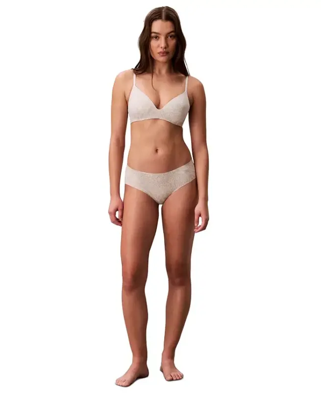 Women's Invisibles Microfiber Stretch Hipster Underwear-D3429 - Skin Tofu - 2