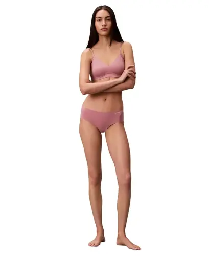 Women's Invisibles Microfiber Stretch Hipster Underwear-D3429 - Soft Mauve - CALVIN KLEIN (1)