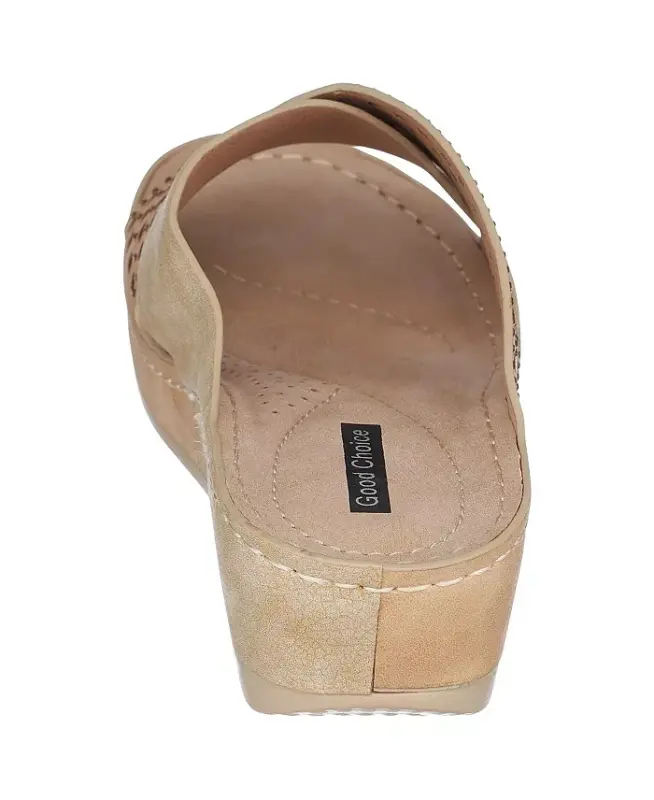 Women's Isabella Wedge Sandals - Gold-Tone - 3