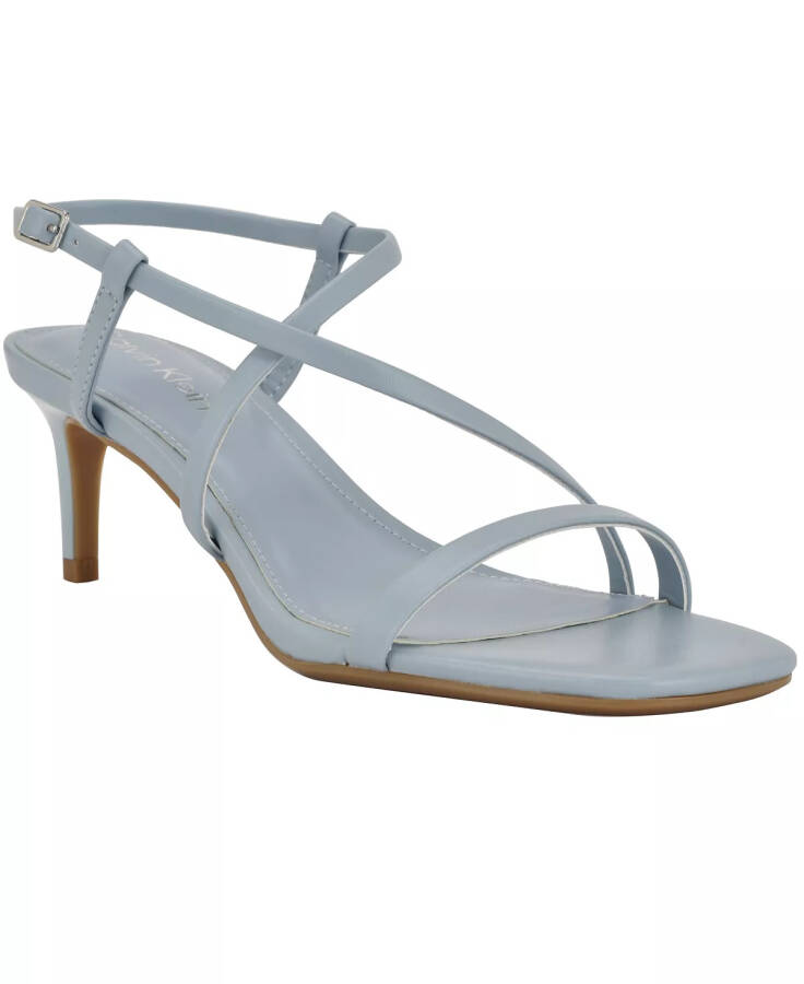 Women's Ishaya Strappy Low Heel Dress Sandals Light Blue - 1