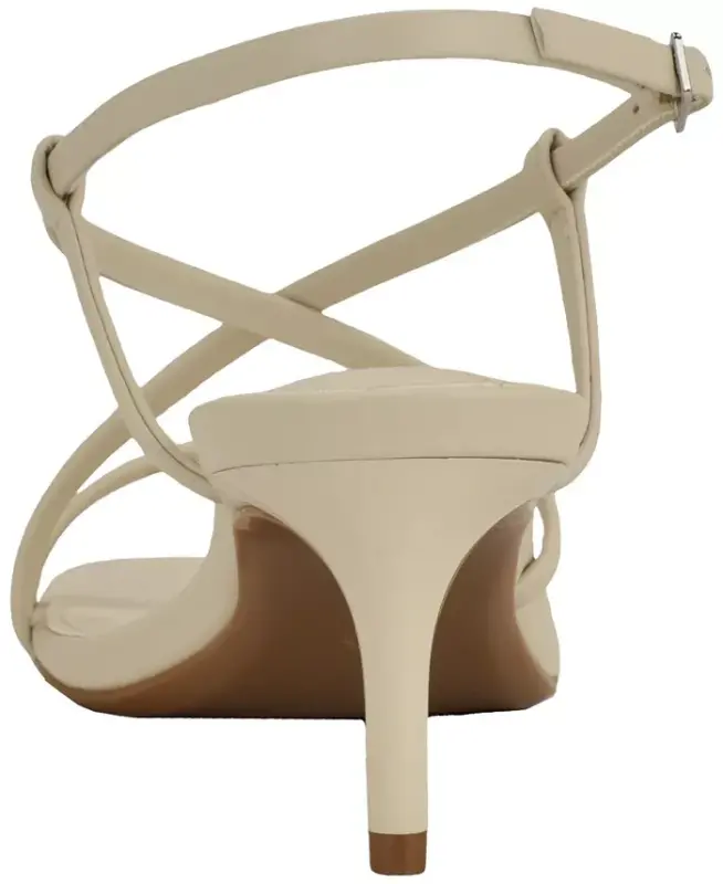 Women's Ishaya Strappy Low Stiletto Sandals - Tofu - 3
