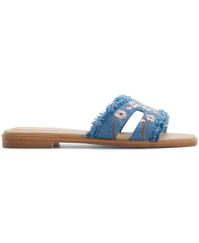 Women's Itsandal Slip-On Flat Sandals - Blue Denim Combo - ALDO (1)