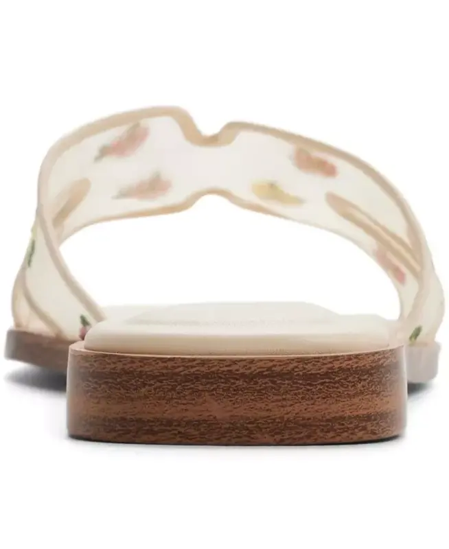 Women's Itsandal Slip-On Flat Sandals - Pink Mesh - 3