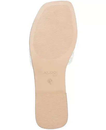 Women's Itsandal Slip-On Flat Sandals - White/Bone Lace - 5