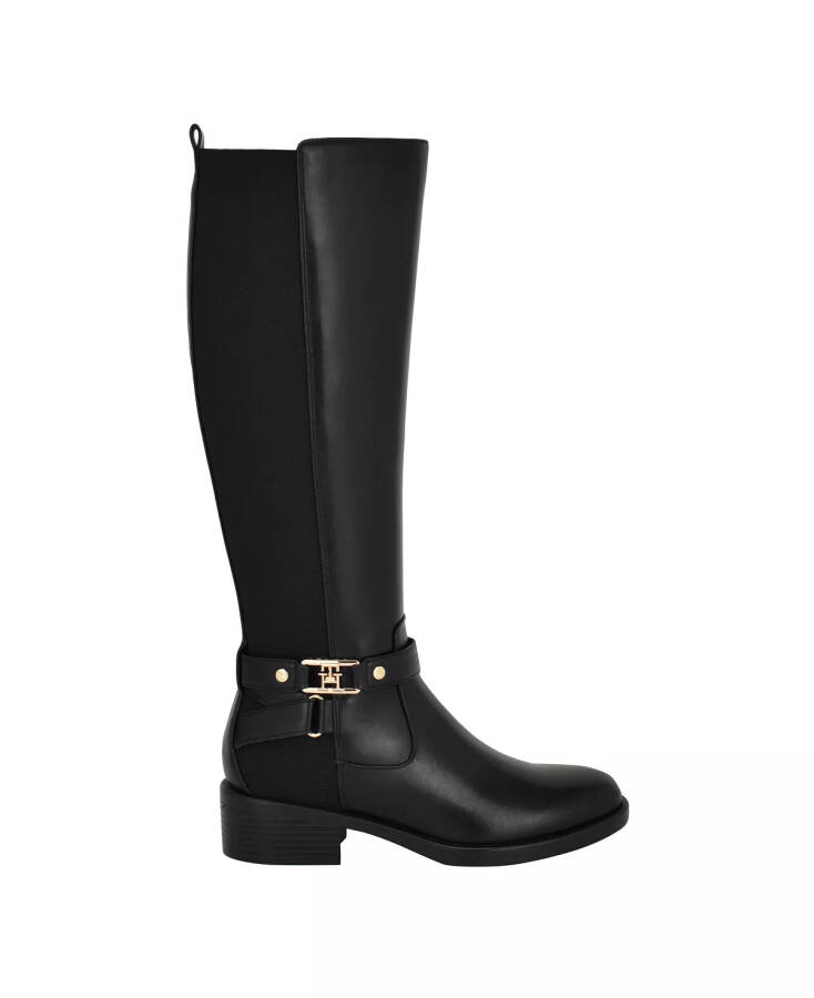 Women's Iyla High Shaft Riding Boots Black - 2