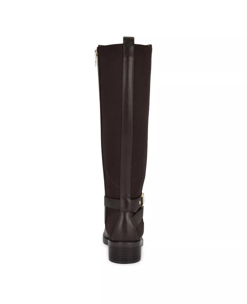 Women's Iyla High Shaft Riding Boots Dark Brown - 3