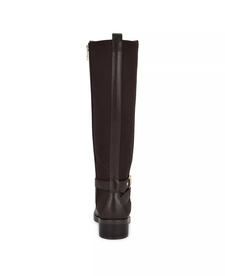 Women's Iyla High Shaft Riding Boots Dark Brown - 3