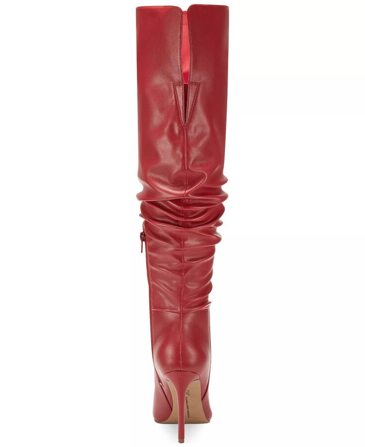 Women's Iyonna Over-The-Knee Slouch Boots, Created for Modazone Red Smooth - 3