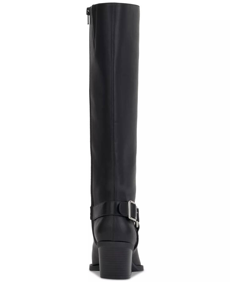 Women's Jamea Western Boots, Created for Modazone Black Smooth - 3