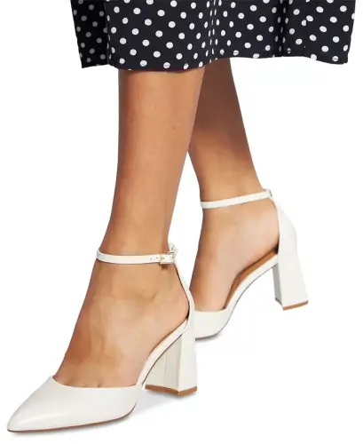 Women's Jan Pointed Toe Ankle-Strap Block-Heel Sandals - 6