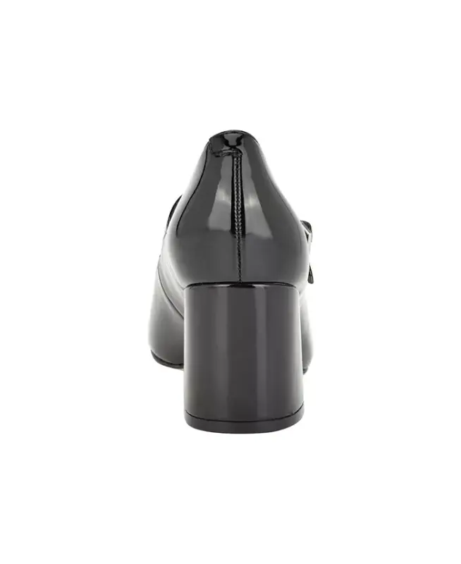 Women's Jatlee Mary Jane Block Heel Pumps - Black Patent - 3