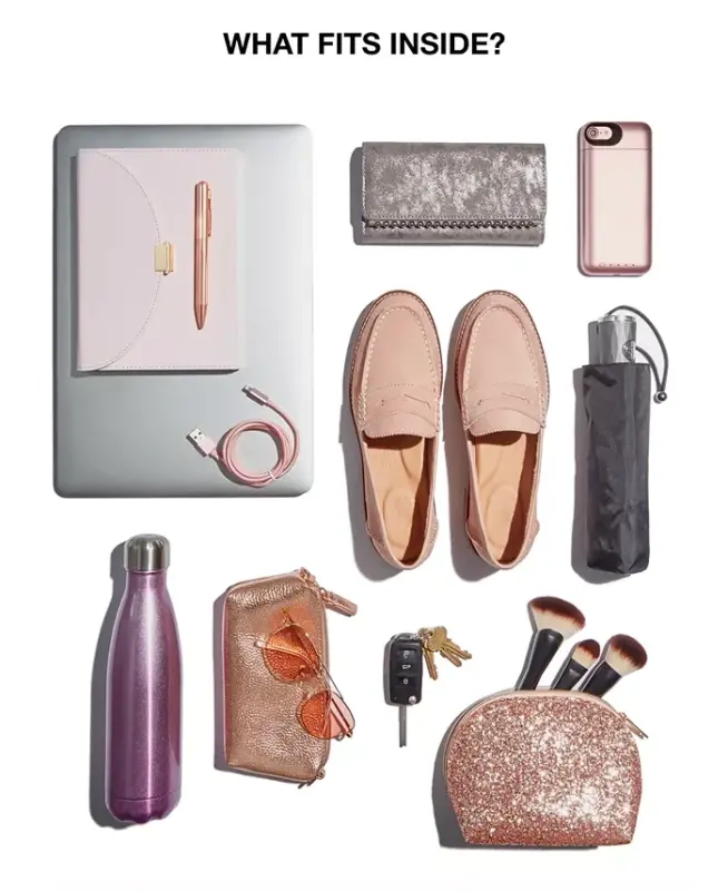 Women's Josie Large Tote Bag-Black/black - 6